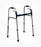 drive Deluxe - Dual Release Folding Walker with Wheels Adjustable Height Aluminum Frame 350 lbs. Weight Capacity 26 to 33-1/2 Inch Height - 10227-4
