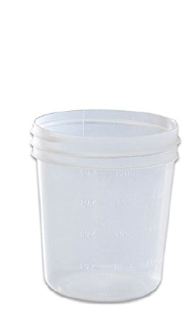 Cardinal Precision Specimen Container Plastic Without Closure 133 mL (4.5 oz.) NonSterile - 17400