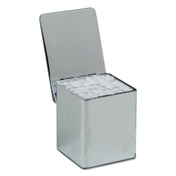 Richmond Dental Company Dispenser Cotton Pellet Tiltop Metal Chrome With #4 Pellets Each - 600094