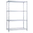 R & B Wire Products - Wire Shelving Unit 4 Shelves Adjustable 18 X 36 X 72 Inch Chrome - SU183672