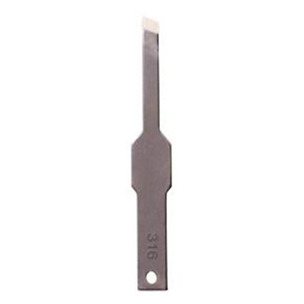 Surgical Specialties Inc Blade Surgical Msp 3Mm Podtry Flat Edge Stainless Steel Non-Sterile Disp 12/Bx, 12 Bx/Ca - 316