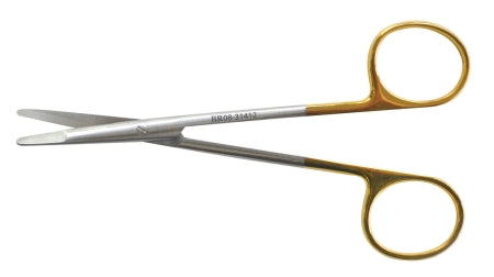 BR Surgical BR Surgical Dissecting Scissors Kilner-Ragnell 4-3/4 Inch Length Surgical Grade Stainless Steel / Tungsten Carbide NonSterile Finger Ring Handle Curved Blunt/Blunt - BR08-31412