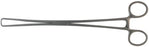 BR Surgical BR Surgical Tenaculum Forceps Schroeder-Braun 9-3/4 Inch Surgical Grade Stainless Steel NonSterile Ratchet Lock Finger Ring Handle Straight Blunt 1 X 1 Prongs - BR70-50425BL