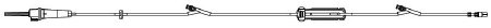 Becton Dickinson Alaris Se Infusion Set 20 Drops / mL Drip Rate 100 Inch Tubing 2 Ports - 10013182