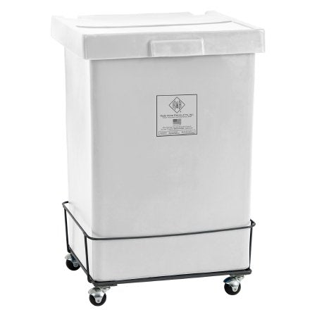 R & B Wire Products - Large Hamper 4.5 Bushel Capacity Polyethylene 4-Casters - 695