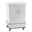 R & B Wire Products - Large Hamper 4.5 Bushel Capacity Polyethylene 4-Casters - 695