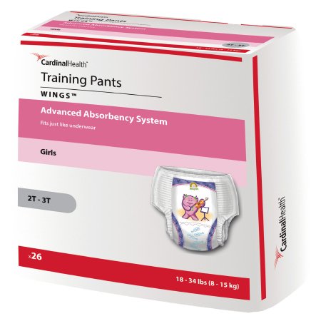 Curity - Female Youth Training Pants Pull On with Tear Away Seams Medium Disposable Heavy Absorbency - 70063GA