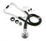 McKesson McKesson Sprague Rappaport Stethoscope Black 2-Tube 16 Inch Tube Double Sided Chestpiece - 01-640BKMCE