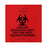 Medegen Medical Products - Biohazard Waste Bag 20 to 30 gal. Red Bag Polyethylene 30 X 36 Inch - D2210