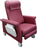 Winco Elite Care Cliner Series Clinical Recliner with Tray Gray Vinyl - 6900-07-00-H