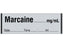 Shamrock Scientific Pre-Printed Label Anesthesia Label MARCAINE _____ mg / mL / Date _____ Time _____ Int. _____ Gray 1/2 X 500 Inch - SA-3001-DTI-PRE