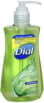 Dial Corporation Liquid Dialwith Moisturizers Antibacterial Soap Liquid 7.5 oz. Pump Bottle Scented - 1700001016