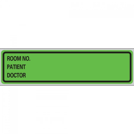 Precision Dynamics Pro-File Blank Label Tape Multipurpose Label Without Legend Green 1-3/8 X 5-3/8 Inch - NPF-2286-3