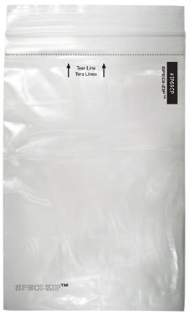Minigrip Speci-Zip Specimen Transport Bag with Document Pouch 6 X 9 Inch Polyethylene Unprinted Zip Closure NonSterile - IP69CP