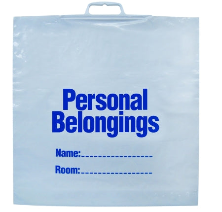 Minigrip - Patient Belongings Bag 4 X 20 X 20 Inch Polyethylene Snap Closure White - PHB2020W