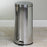 Clinton Industries Round Series Trash Can 32 Quart Round Silver Stainless Steel Step On - TR-32S