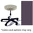 Midmark Corporation Stool Exam Ritter Value Series Perfect Plum Casters Backless 5 Leg Ea - 270-001-229