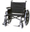 Regency XL 2002 - Bariatric Wheelchair Desk Length Arm Swing-Away Elevating Legrest Black Upholstery 24 Inch Seat Width Adult 600 lbs. Weight Capacity - 56241830