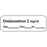 PDC - Drug Label Anesthesia Label Ondansetron 2mg/mL Date_Time_Int White 1/2 X 1-1/2 Inch - LAN-55D2
