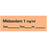 Precision Dynamics Pre-Printed Label Anesthesia Label Midazolam 1 mg / ml Date:___________ Time:_________ Int:_______ Orange 1-1/2 X 1/2 Inch - AN-120D1