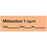 Precision Dynamics - Drug Label Anesthesia Label Tape Midazolam 1mg/mL Date_Time_Int Orange 1/2 X 1-1/2 Inch - AN-120D1