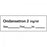 Precision Dynamics Pre-Printed Label Anesthesia Label Ondansetron 2 mg / ml Date:_____ Time:______ Int:_____ White 1-1/2 X 1/2 Inch - AN-55D2