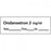 Precision Dynamics - Drug Label Anesthesia Label Tape Ondansetron 2mg/mL Date_Time_Int White 1/2 X 1-1/2 Inch - AN-55D2