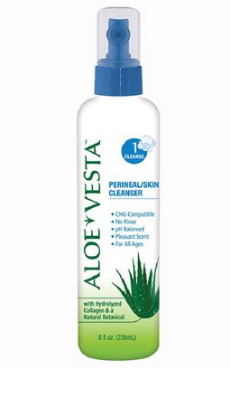 Convatec Aloe Vesta Perineal Wash Liquid 8 oz. Pump Bottle Citrus Scent - 324709