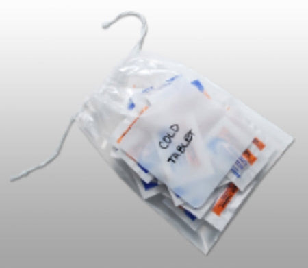 Elkay Plastics Elkay Plastics Patient Belongings Bag 10 X 14-1/2 Inch Polypropylene Drawstring Closure Clear - DS151014W