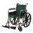 Newmatic Medical MRI Non-Magnetic Wheelchair Full Length Arm Padded Arm Style Mag Wheel Forest Green 18 Inch Seat Width 250 lbs. Weight Capacity - WC18