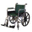 Newmatic Medical - MRI Non-Magnetic Wheelchair Full Length Arm Removable Footrest Forest Green Upholstery 22 Inch Seat Width Adult 350 lbs. Weight Capacity - 11507