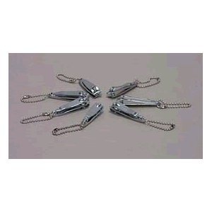 Pacific World Corporation Trim Fingernail Clippers Thumb Squeeze Lever - 720