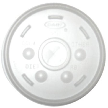 Saalfeld Redistribution Lid 12 oz., Translucent - 12SL