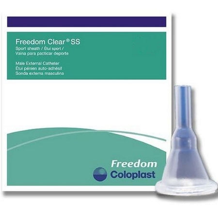 Freedom Clear SS - Male External Catheter Self-Adhesive Seal Silicone Intermediate - 5310