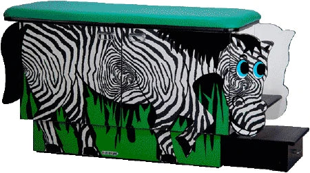 Goodtime Medical - Zebra Pediatric Exam Table Fixed Height - D-ZEBRA