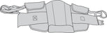Drive Medical - Sling 2 Point Large 400 lbs. Weight Capacity - 13263F