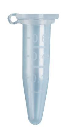 Fisher Scientific Fisherbrand Microcentrifuge Tube Conical Bottom Plain 7.5 X 30.5 mm 500 µL Without Color Coding Snap Cap Polypropylene Tube - 5408120