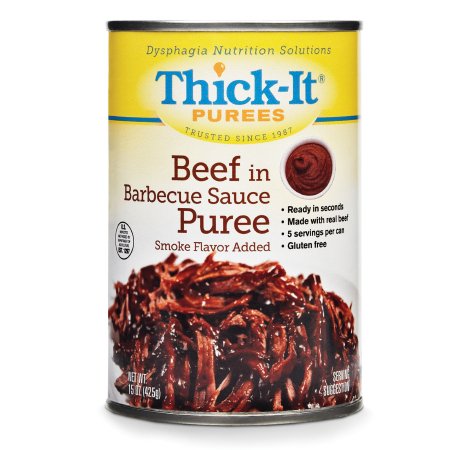 Thick-It - Puree 15 oz. Can Beef in BBQ Sauce Flavor Ready to Use Puree Consistency - H309-F8800