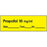 Precision Dynamics Pre-Printed Label Anesthesia Label Propofol 10 Mg/mL Yellow 1-1/2 X 1/2 Inch - AN-27D10
