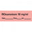PDC - Drug Label Anesthesia Label Rocuronium 10mg/mL Date_Time_Int_ Fluorescent Red 1/2 x 1-1/2 Inch - AN-161D10