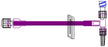 ICU Medical Extension Set 5 Inch Tubing 1 Port DEHP-Free - B1906