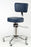 Brandt Industries Surgeon Stool Backrest Hydraulic Height Adjustment 2 Inch Casters Black - 15512