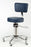 Brandt Industries - Surgeon Stool Backrest Hydraulic Height Adjustment 2 Inch Casters Black - 15512