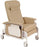 Winco Care Cliner Drop-Arm Recliner Tallow Nylon Caster Nylon Caster - 6550-31