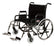 Graham-Field Paramount XD Bariatric Wheelchair Heavy Duty Desk Length Arm Removable Arm Style Mag Wheel Black 26 Inch Seat Width 650 lbs. Weight Capacity - 5PX10620