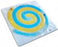 Skil-Care - Sensory Gel Pad Blue and Yellow, Spiral Design, 15 X 15 Inch, Gel - 912441