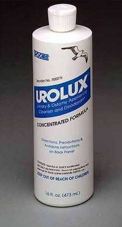 Urocare Products Urolux Urinary and Ostomy Appliance Cleanser and Deodorant Standard, 16 fl. oz. Bottle, Citrus Scent - 70021612