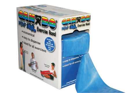 Fabrication Enterprises CanDo Perf 100 Exercise Resistance Band Blue 100 Yard Heavy Resistance - 1203384