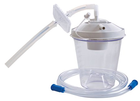 Home Health Medical Equipment Suction Canister 800 mL Float Valve Shut-Off - AGT5606