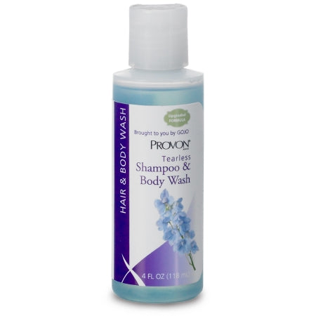 GOJO Provon Tearless Shampoo and Body Wash 4 oz. Squeeze Bottle Spring Scent - 4503-48